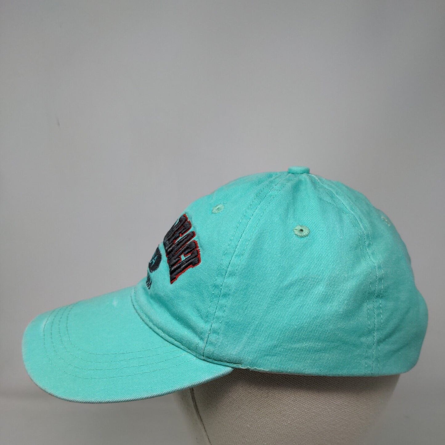 Orange Beach 1984 Alabama Strapback Hat Greenish-Blue One Size Alvin's Island