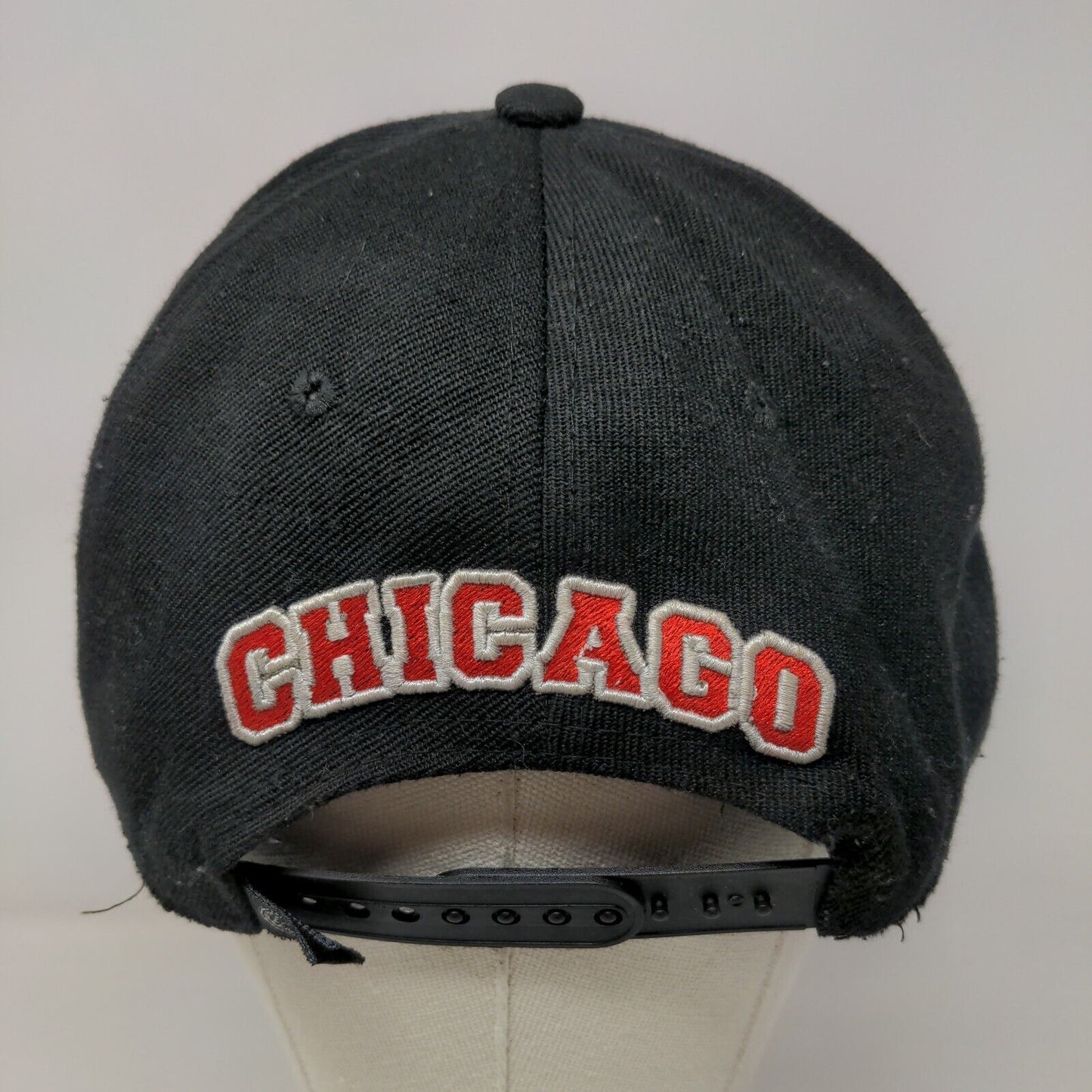 Malaki Chicago Snapback Hat #23 Red Black Embroidered Logo OSFM