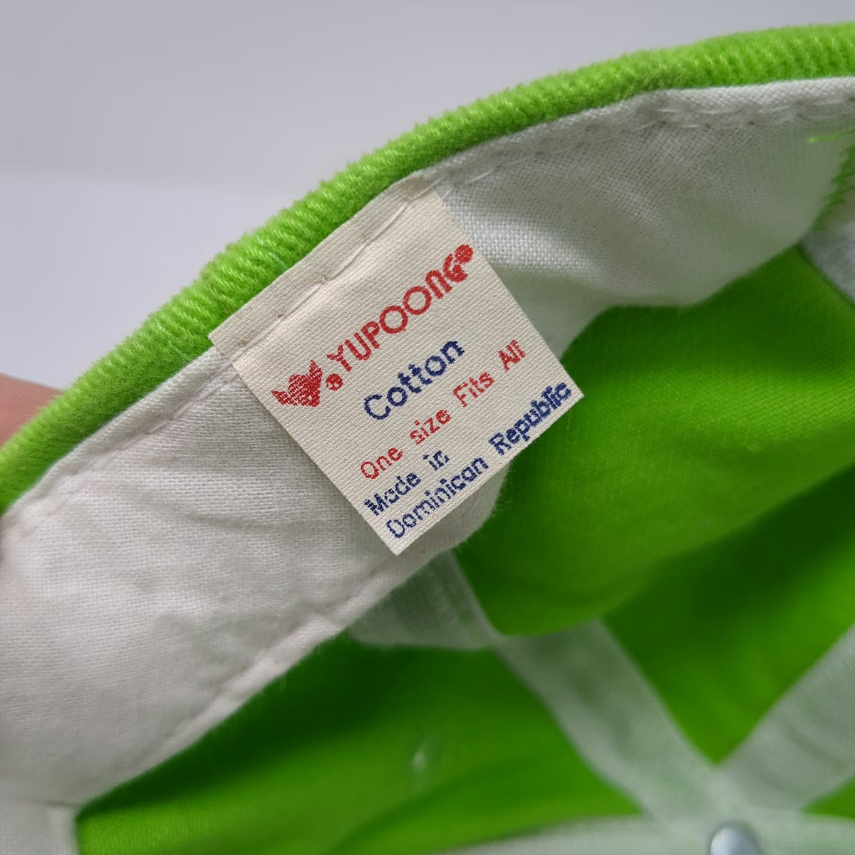 Yupoong Snapback Green One Size Hat NJ Dept Health Smoking Don't Get Sucked In