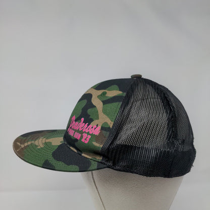 Ponderosa Park Run '23 Snapback Trucker Hat Camouflage OSFA Mesh Back