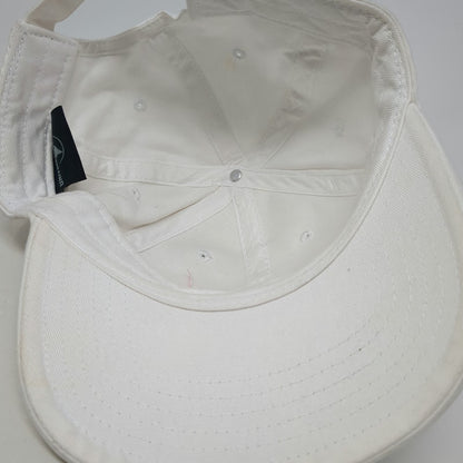 Universal Studios Baseball Cap White One Size Pink Embroidered Logo Slideback
