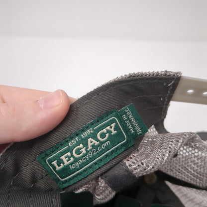 Floridatile Snapback Trucker Hat Gray OS Adjustable Embroidered Mesh Legacy