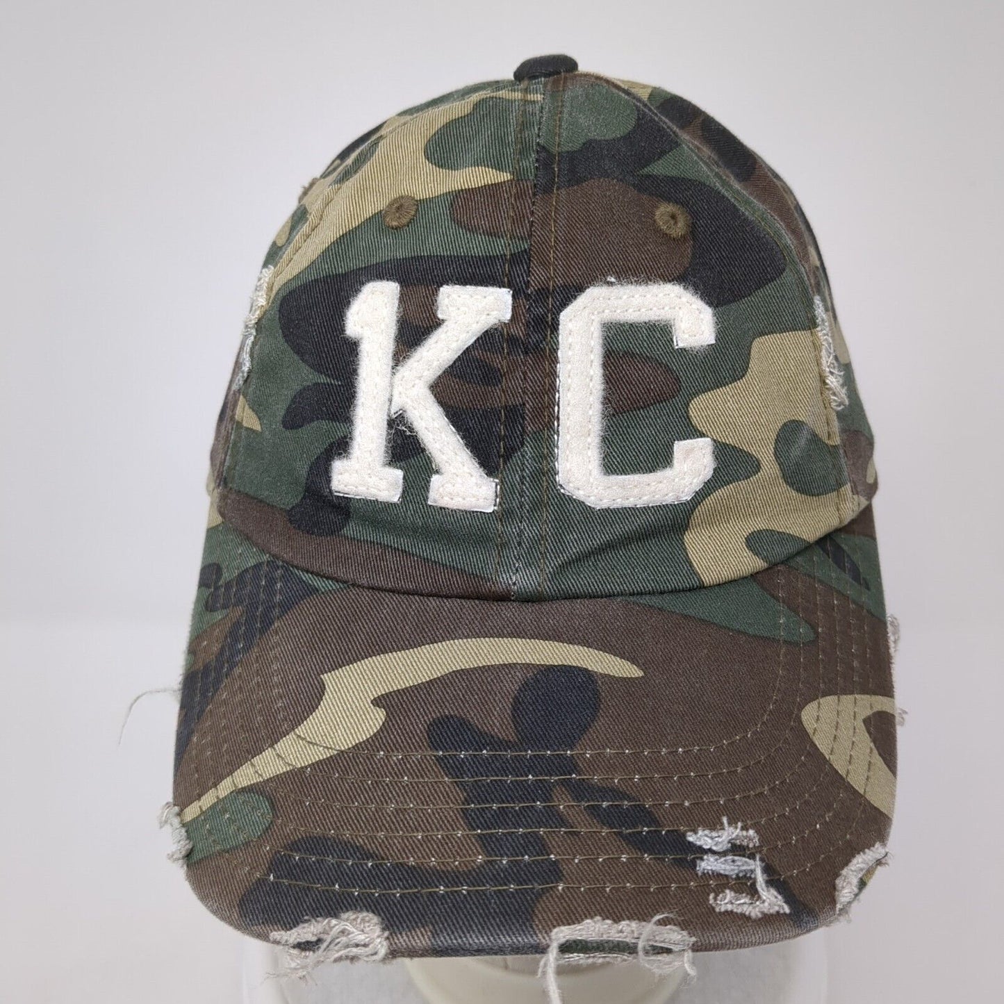 KC Slideback Hat Camouflage One Size Adjustable Outdoor District