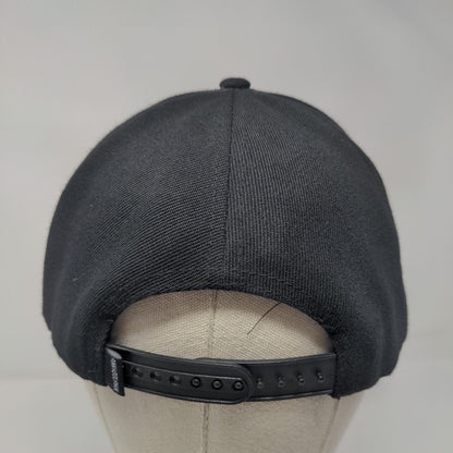 Pink Dolphin Snapback Hat Black OSFA Adjustable Solid Outdoor