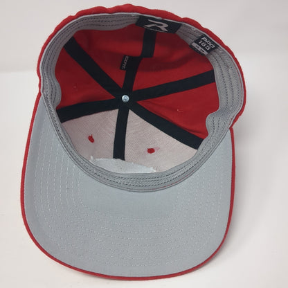 2015 Basque Soccer Friendly Fitted Hat Red Small Embroidered Richardson
