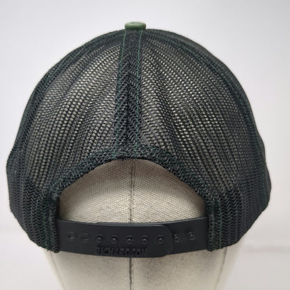 Richardson Trucker Hat Green Camo One Size Jim Dandy Brewing Snapback Mesh