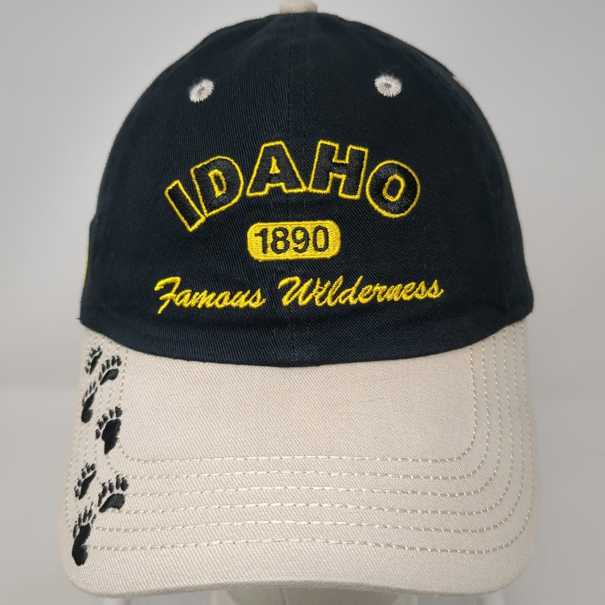 Smith Southwestern Idaho 1890 Bear Paw Baseball Cap Black Beige One Size Hat