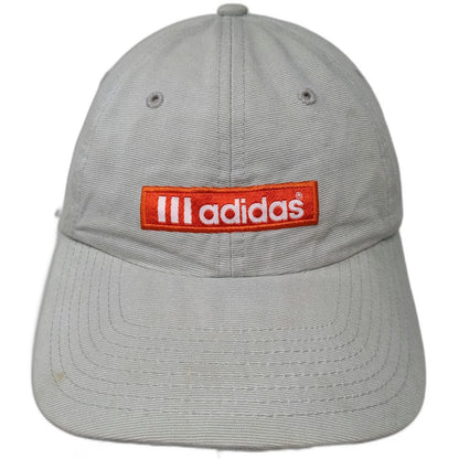Adidas Baseball Cap Gray One Size Slideback Cotton Logo Patch Mountain Logo Hat