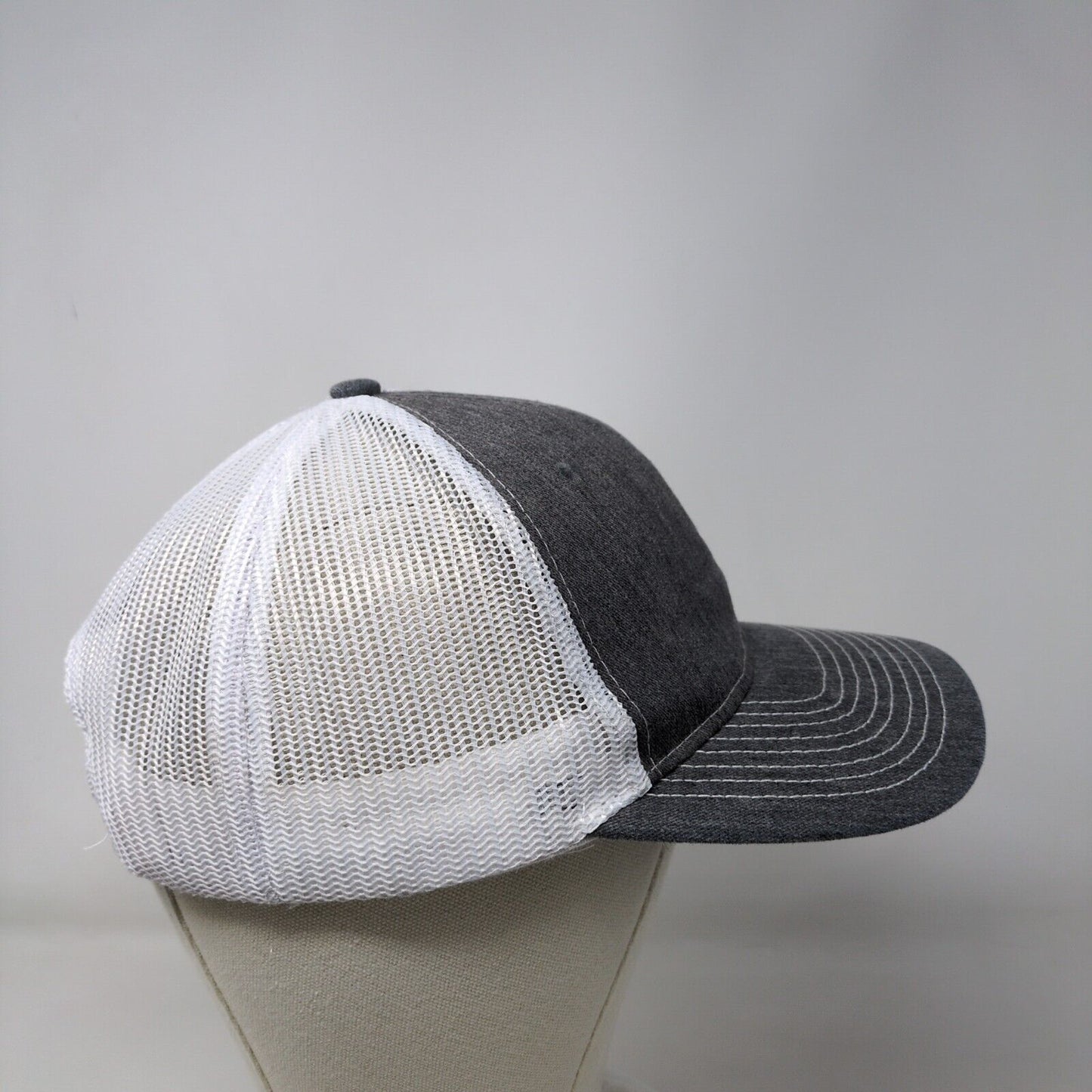 NAPA Snapback Mesh Back Trucker Hat Gray One Size Colorblock 6 Panel