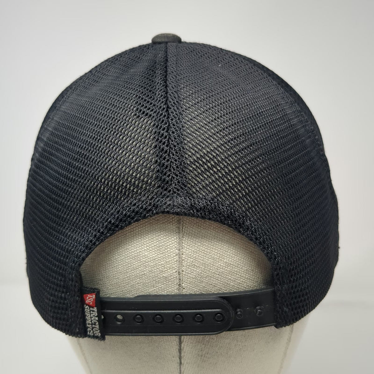 Tractor Supply Co Trucker Hat Black Camo One Size Mesh Snapback TSC Flexfit 110