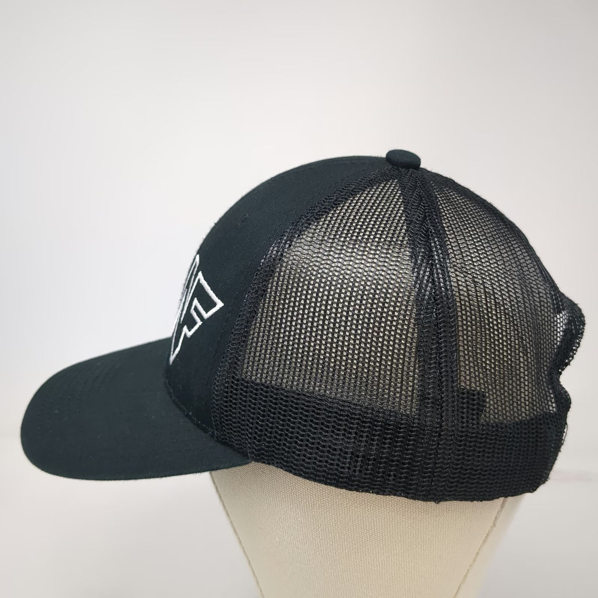 Nightforce Trucker Hat Black One Size Mesh Back Snapback Logo Embroidered Cap