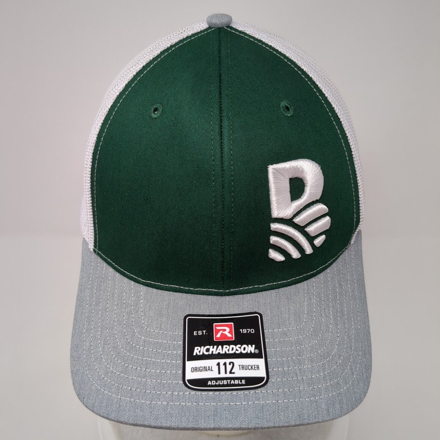 Richardson Snapback Mesh Back Trucker Hat Multi One Size Embroidered