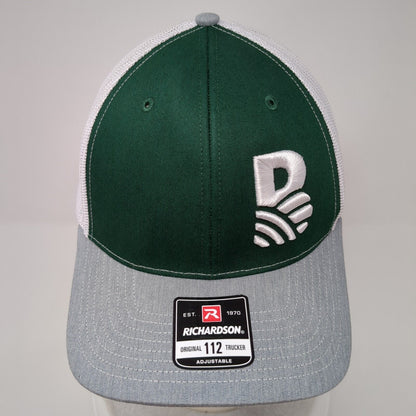 Richardson Snapback Mesh Back Trucker Hat Multi One Size Embroidered