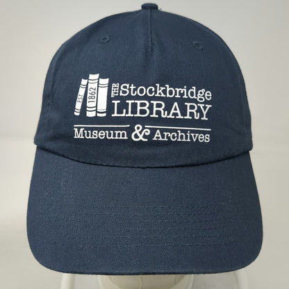 Hit 5 Panel Blue One Size Stockbridge Library Museum Archives Strapback Hat
