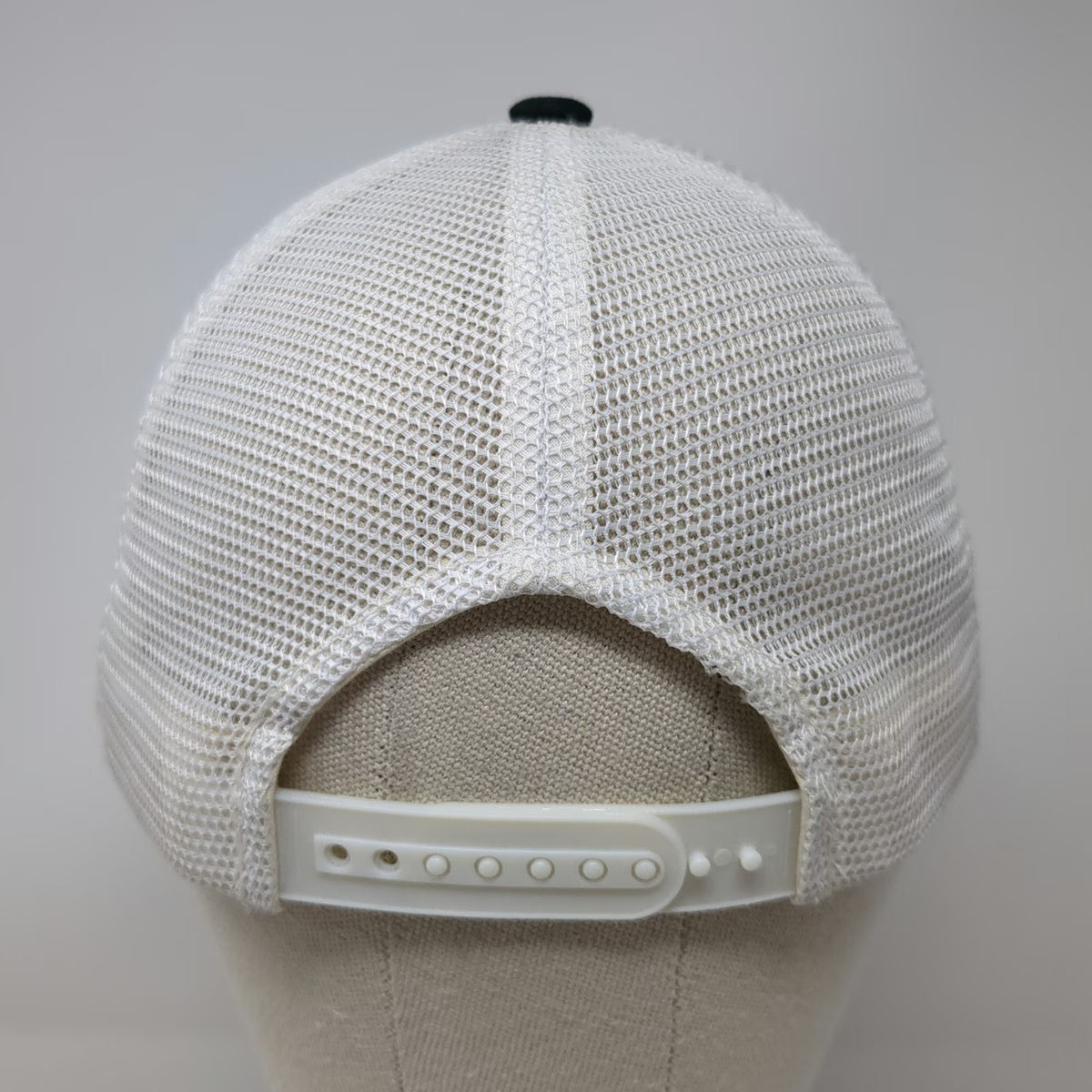 Magic Headwear Trucker Hat Black White One Size Crown Royal Mesh Snapback