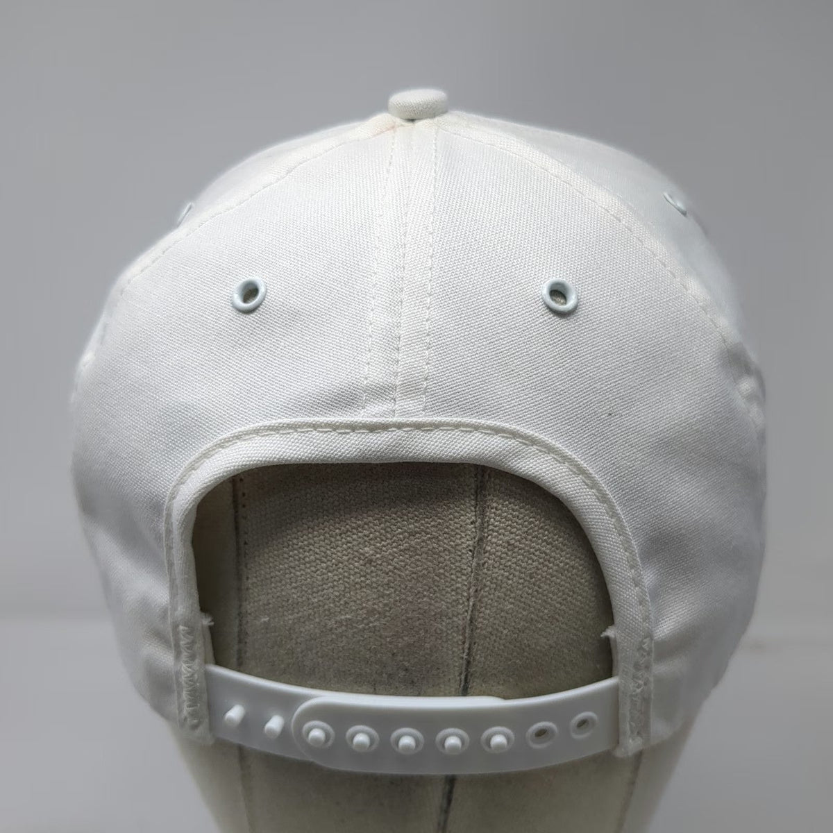 Kap King 5 Panel White Snapback Vandervegt Dairy ABS Logo Made USA Hat Vintage