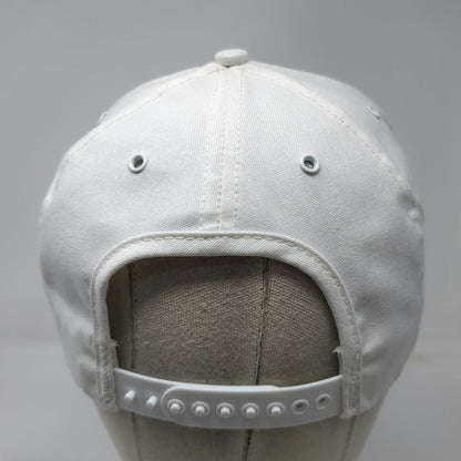 Kap King 5 Panel White Snapback Vandervegt Dairy ABS Logo Made USA Hat Vintage