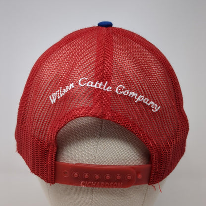 Wilson Cattle Company Snapback Trucker Hat Multicolor OSFA Mesh Back