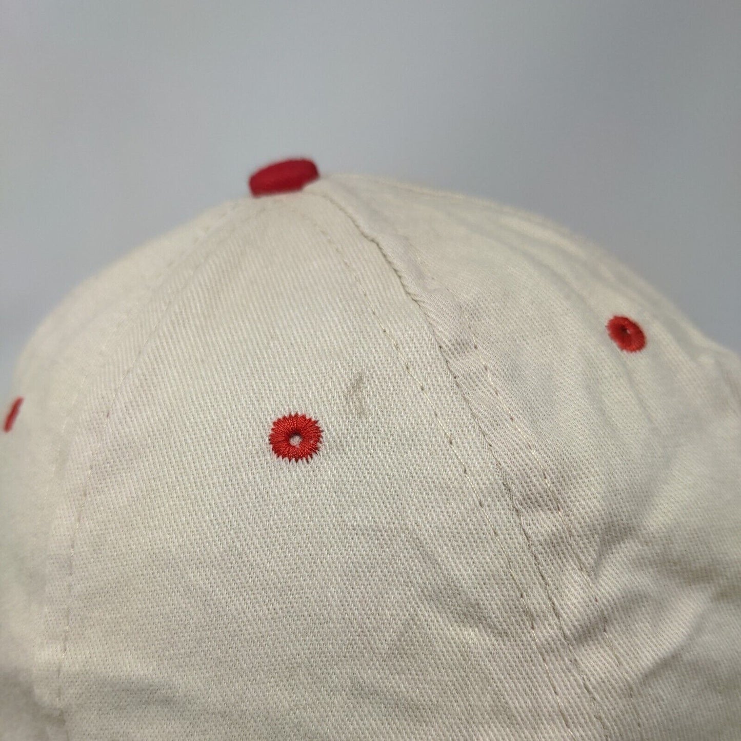 UGWA Strapback Hat Tan OSFA Embroidered Adjustable 6 Panel Hit Wear
