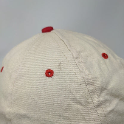 UGWA Strapback Hat Tan OSFA Embroidered Adjustable 6 Panel Hit Wear