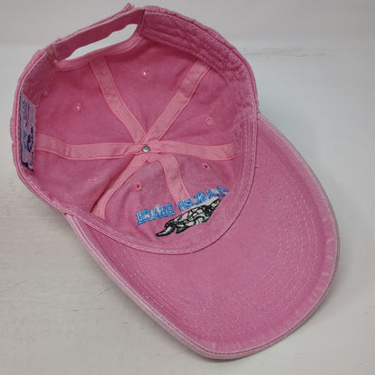 Ben Kaufman Pink Baseball Cap One Size Flagler Beach Sea Turtle Strapback Hat