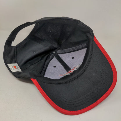 Australia Kangaroo Strapback Hat Black One Size Embroidered 6 Panel