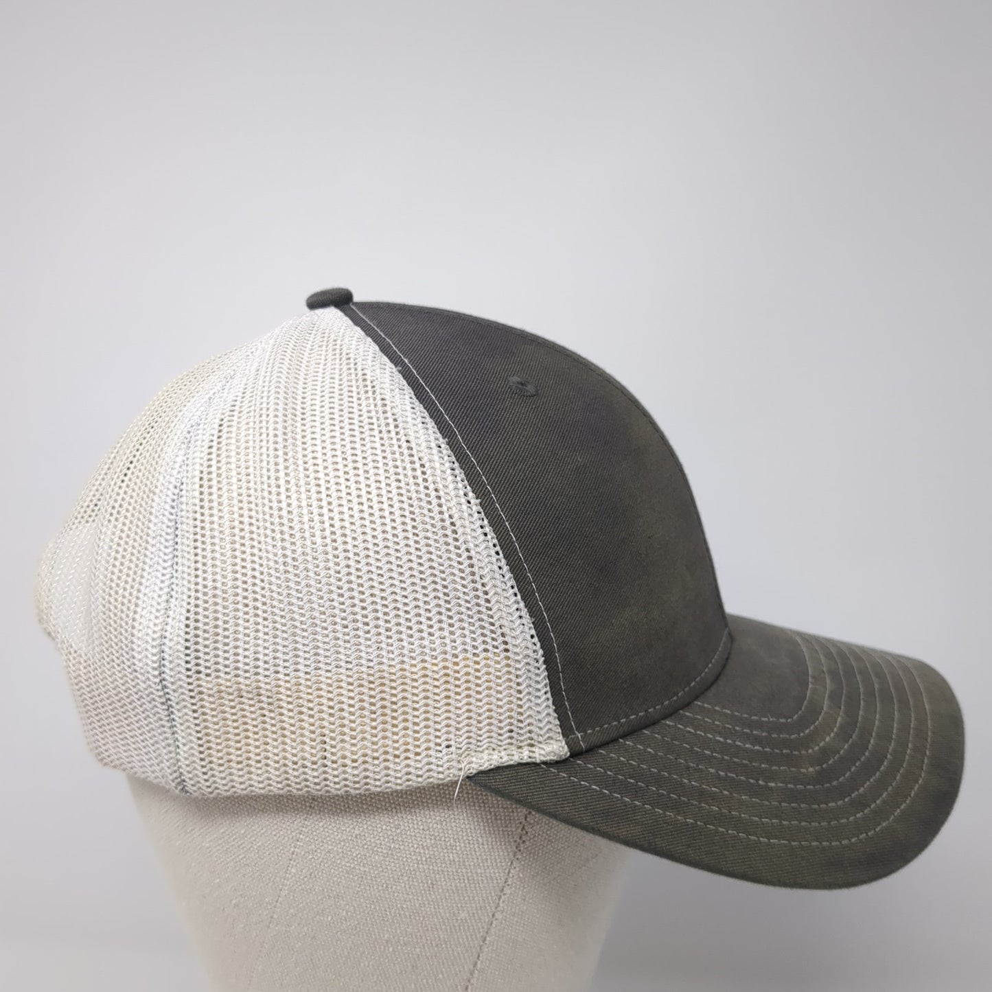 Get Moving Forward Snapback Trucker Hat Gray One Size Mesh Back Outdoor