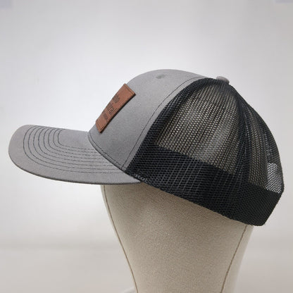 Idaho Central Credit Union Adult Snapback Trucker Hat Gray OS Mesh Outdoor Cap