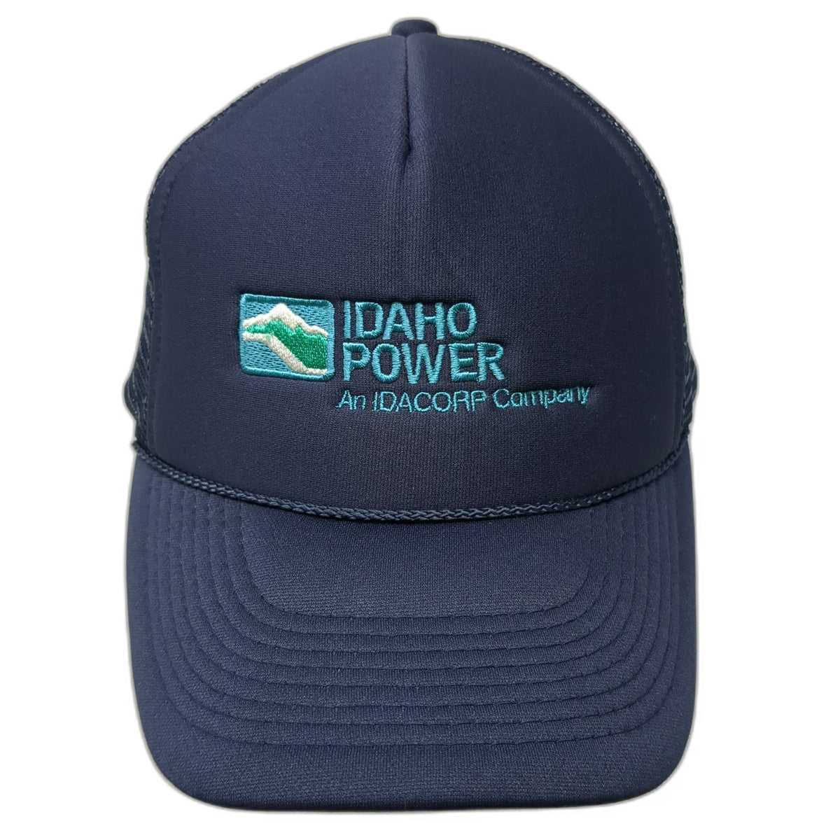 Otto Trucker Hat Blue One Size Idaho Power Idacorp Mountain Mesh Snapback