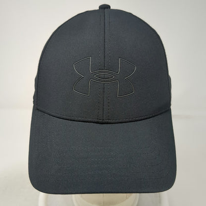Under Armour Baseball Cap Black XL Tonal Logo Storm Driver Stretch Fit Hat