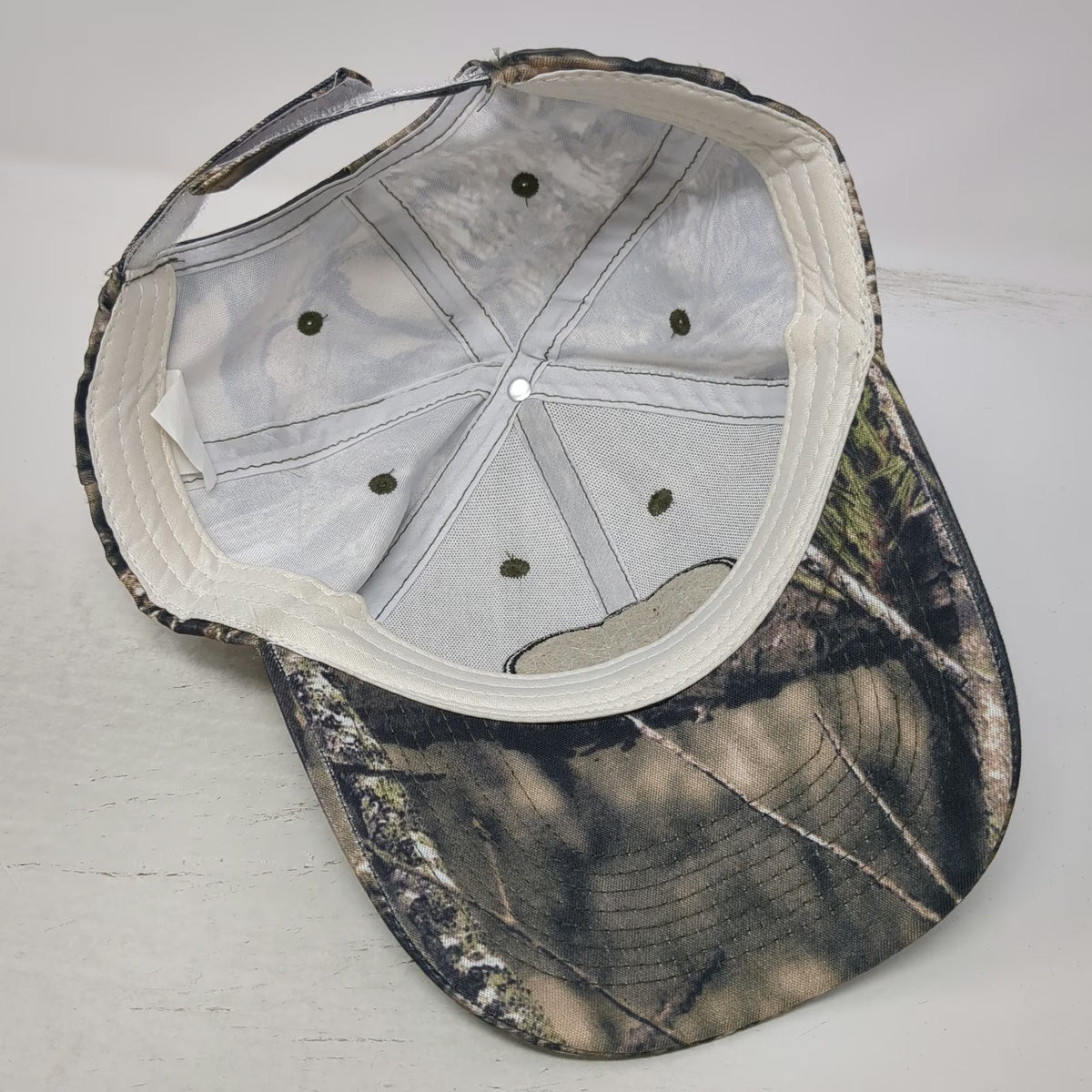 Fastenal Baseball Cap Brown One Size Camo Industrial Workwear Patch Hat