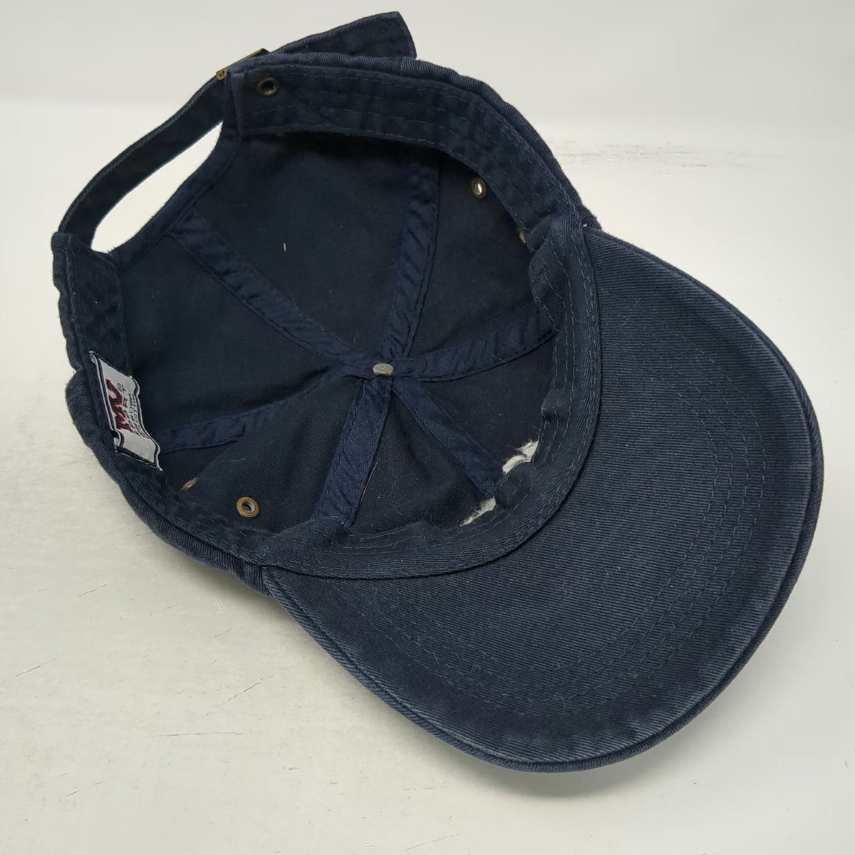 MV Sport Bronx Zoo New York City Blue Baseball Cap One Size Logo Slideback Hat