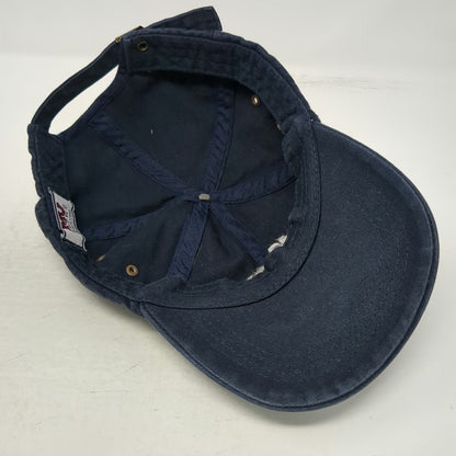 MV Sport Bronx Zoo New York City Blue Baseball Cap One Size Logo Slideback Hat