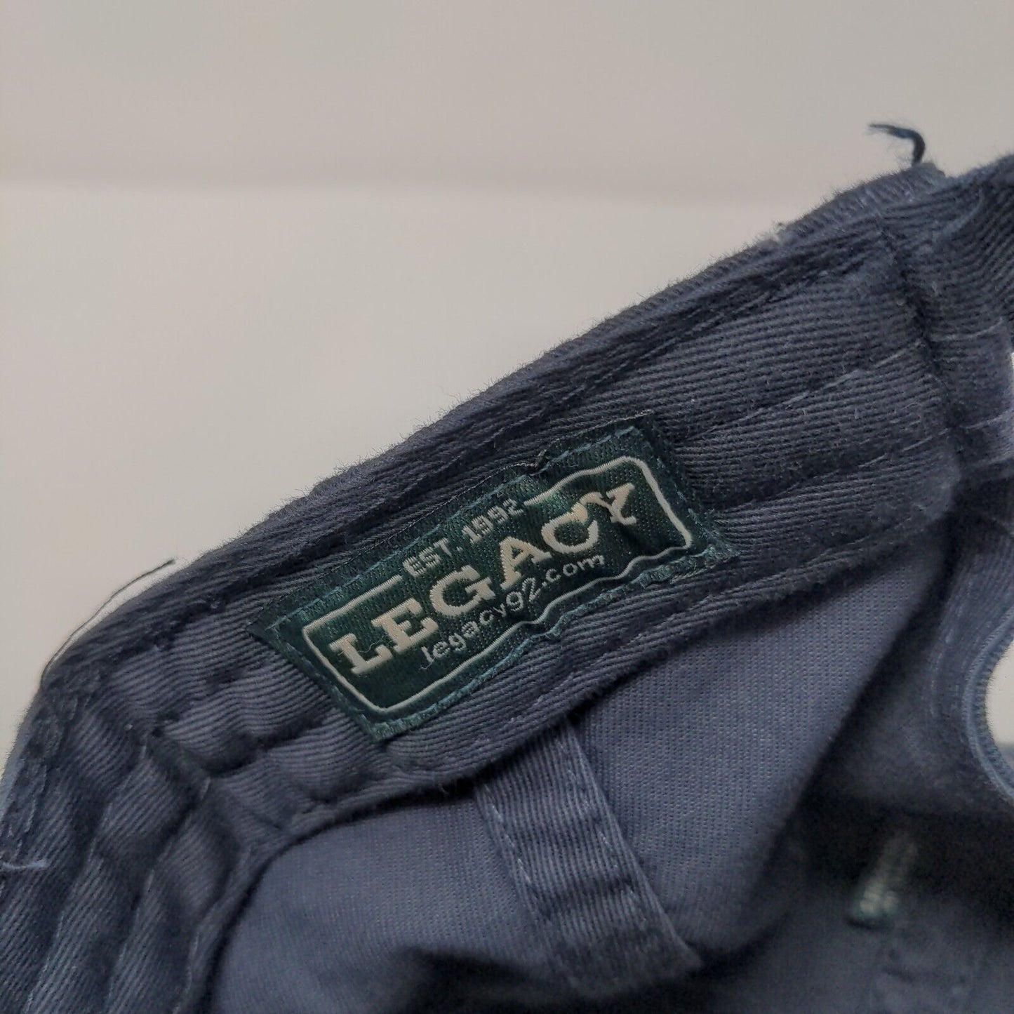 Shore Lodge Mscall Idaho Slideback Hat Blue OSFA Adjustable Embroidered Legacy