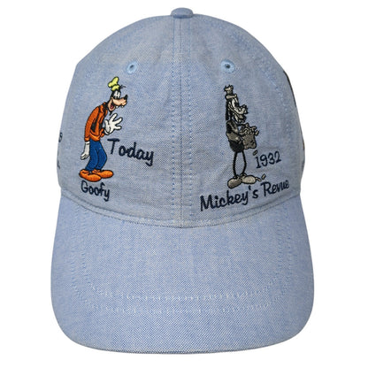 Mickey & Friends Baseball Cap Blue One Size Adjustable Embroidered Disney Parks