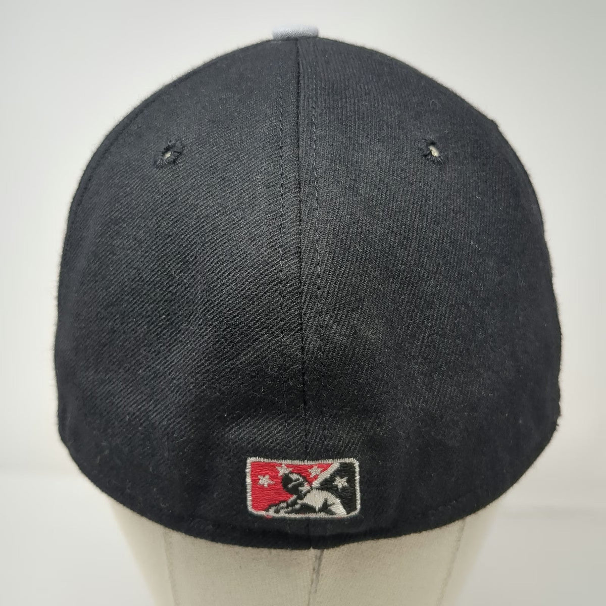 New Era MiLB Salem Keiser Volcanoes Black Gray 7 1/8 Fitted 59Fifty Wool Hat