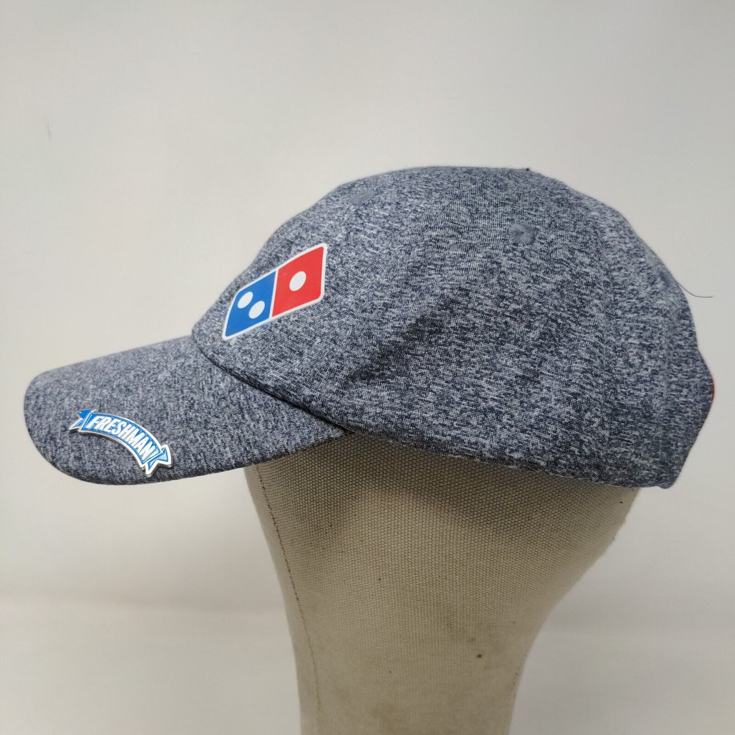 Domino's Gear Men's Strapback Hat Gray Size OS Graphic Logo Freshman Pin