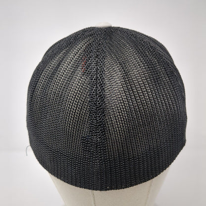 Wyoming Raised Fitted Trucker Hat Gray Large/XL Flexfit Port Authority