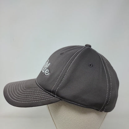 Live The Salt Life Fitted Hat Gray OSFM Embroidered 6 Panel Vent Holes