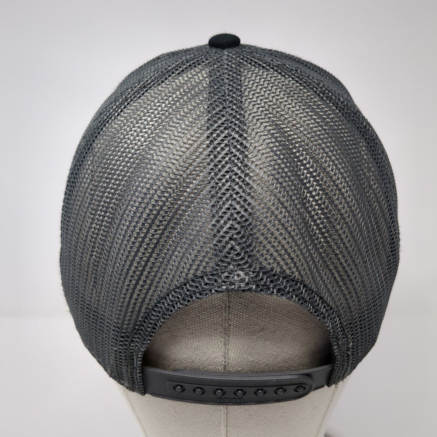 Valleywide Cooperative Snapback Trucker Hat Black OS Adjustable Mesh Back Otto