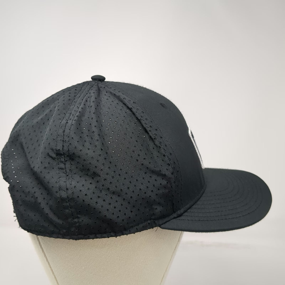 Forward Academy FWD Patch Trucker Hat Black One Size Mesh Back Snapback Cap