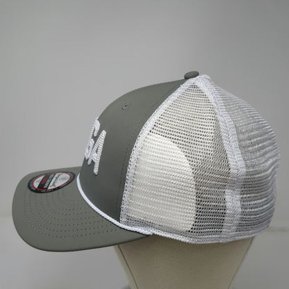 Imperial AJGA Gray Trucker Hat One Size Mesh Back Rope Recycled Fabric 3D Logo