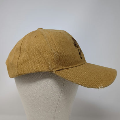 Pheasants Forever Rooster Booster Snapback Brown Hat One Size Canvas Pheasant