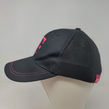 T Mobile Tuesdays Women's Mesh Back Strapback Hat Black Pink OSFA