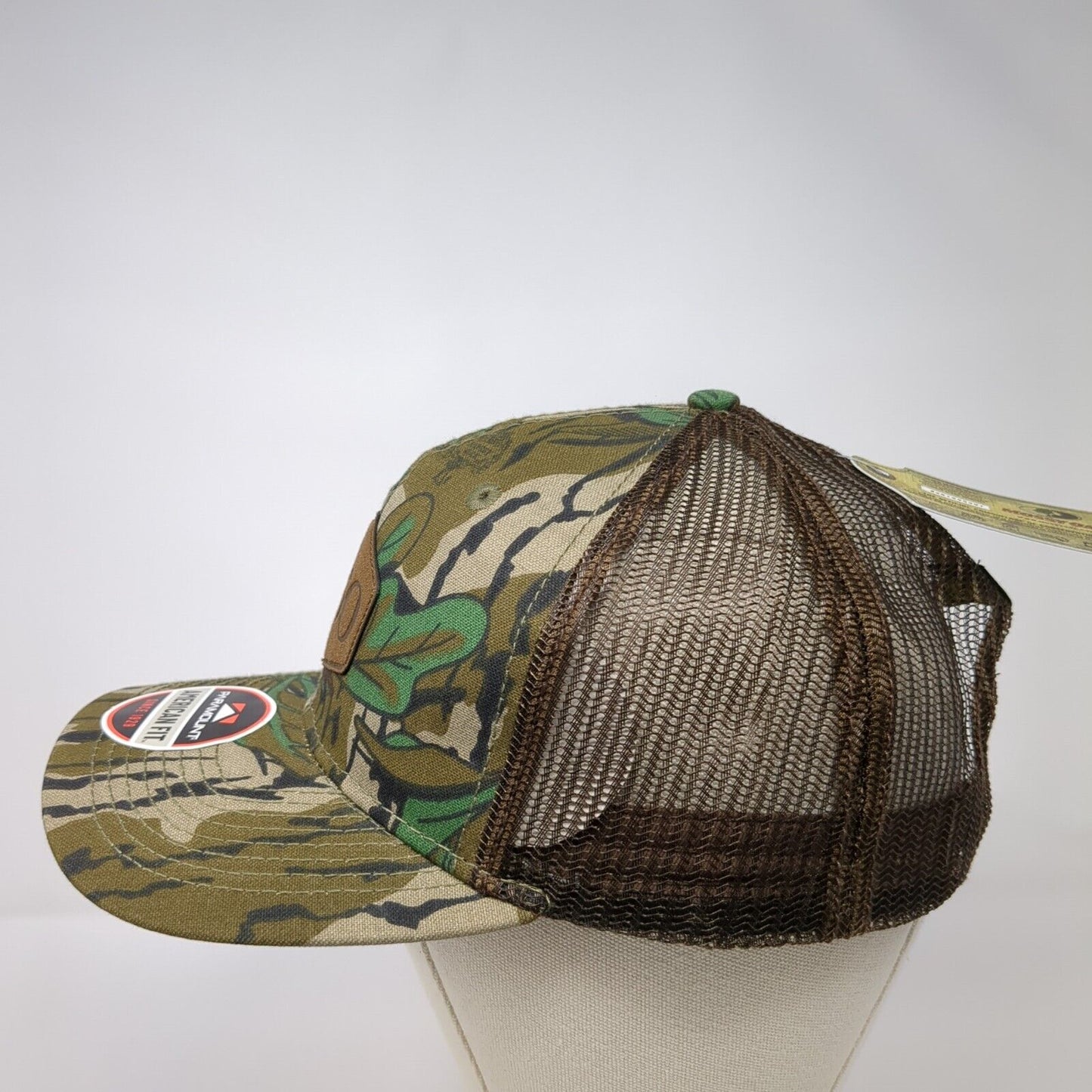 50 Paramount Snapback Trucker Hat Camouflage OS Adjustable Mossy Oak W/Tags