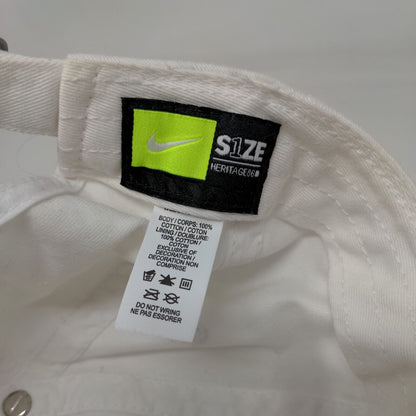 AmerisourceBergen Slideback Hat White OSFM MWI Animal Health Nike Heritage86