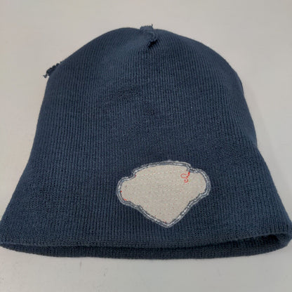 Indianapolis Crossroads Airshow Men's Knit Beanie Hat Blue 100% Acrylic Planes