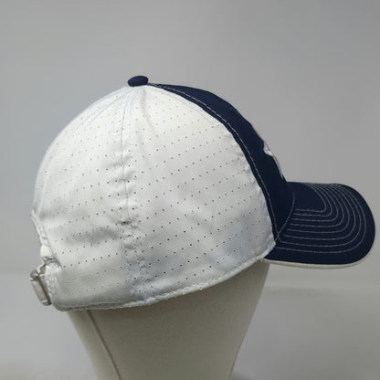 The Game Stars National Baseball Cap Blue White One Size Slideback Perforated