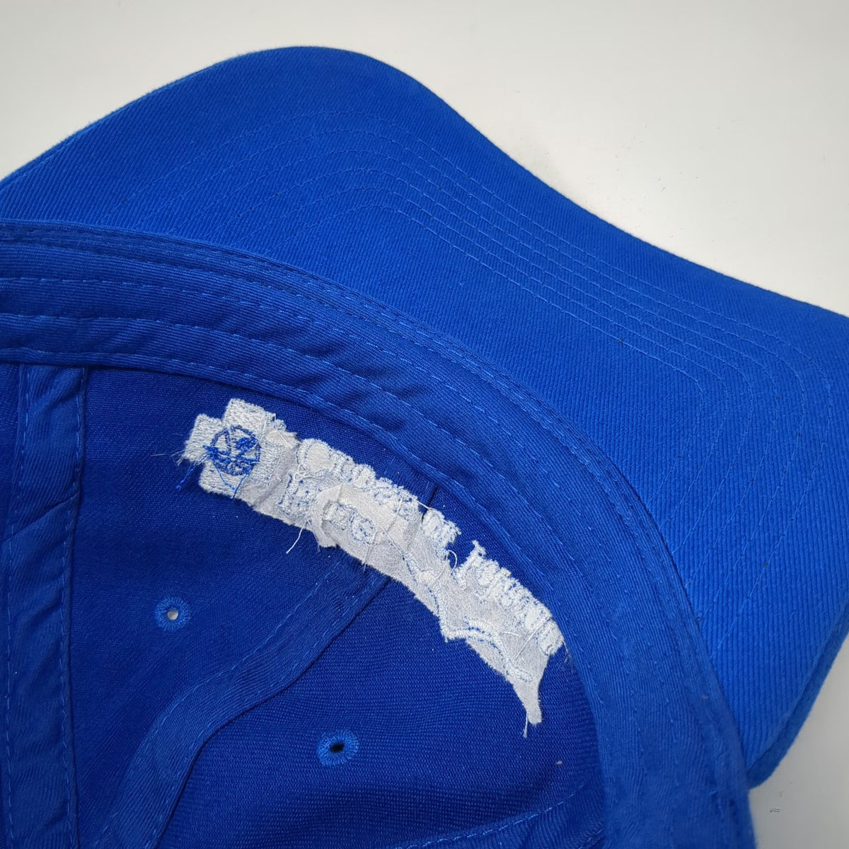 Sportsman Blue Cross of Idaho Mountain Logo Baseball Cap OSFM Hat Slideback Blue