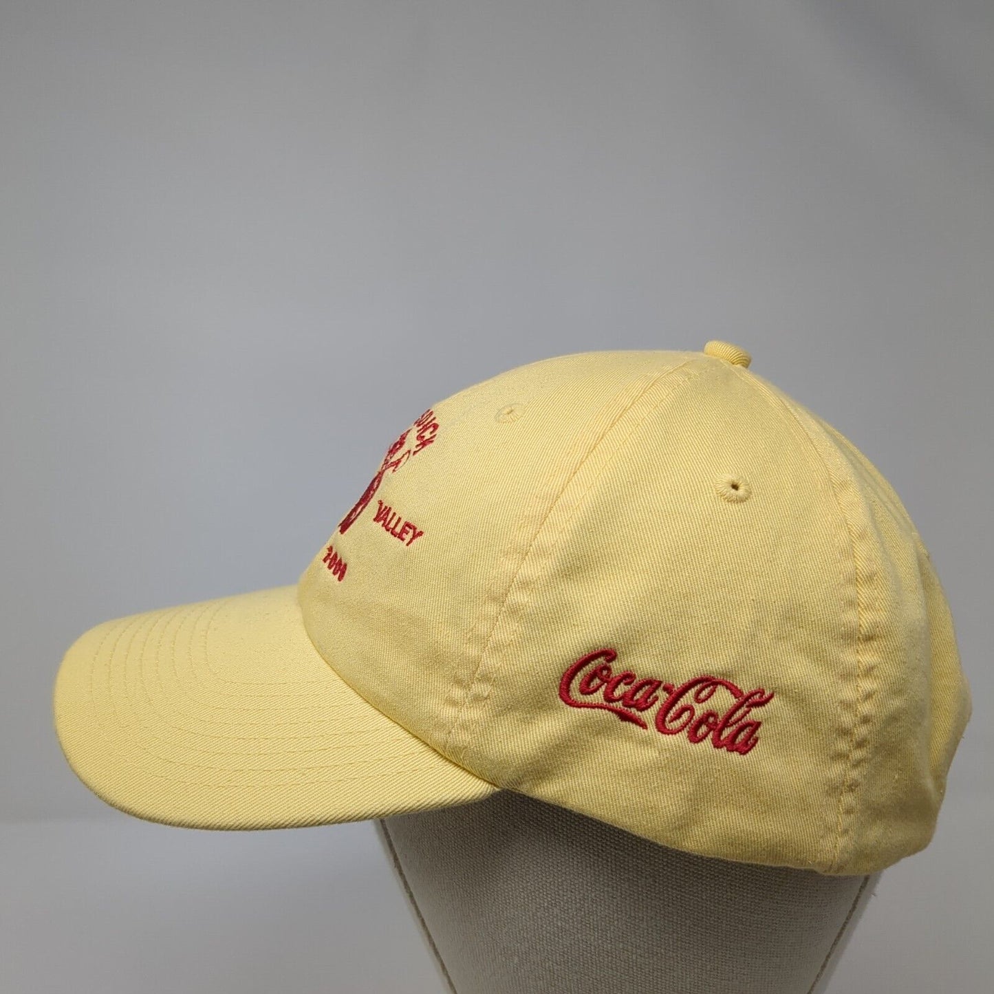 Fosdick Meadows Valley Benefit 2006 21st Annual CocaCola Slideback Hat Yellow OS
